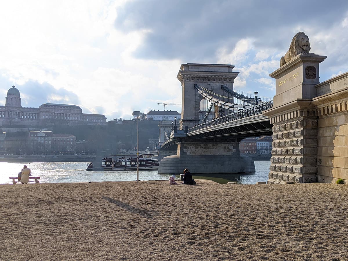 Budapest Chain Bridge Lion