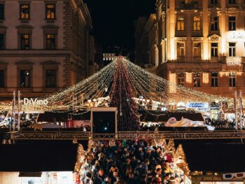 Budapest Christmas Market Vörösmarty Square