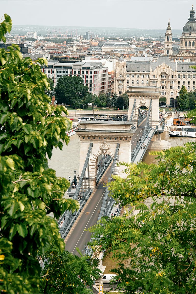Széchenyi Chain Bridge in Budapest