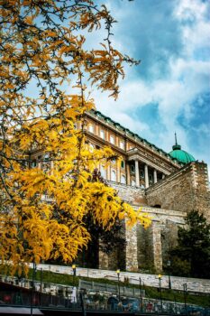 Budapest Buda Castle District in Autumn / fall view