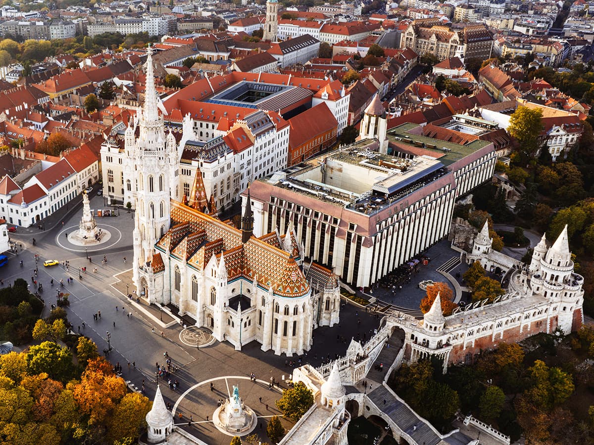 Budapest Matthias Church in Autumn / Fall