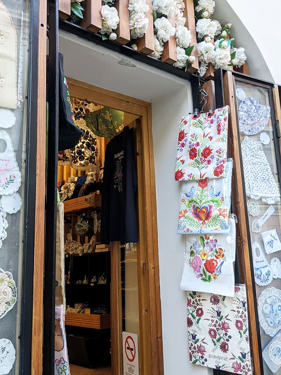 Hungarian Souvenir Gifts Shop Budapest