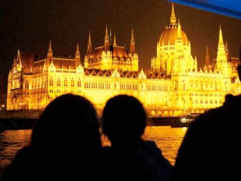 Budapest Danube River Cruise Night Sightseeing Photo